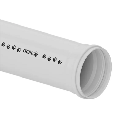 Tubo de Esgoto de 100mm (4') e 6m Tigre